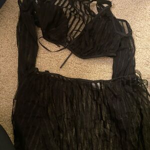 Top and skirt